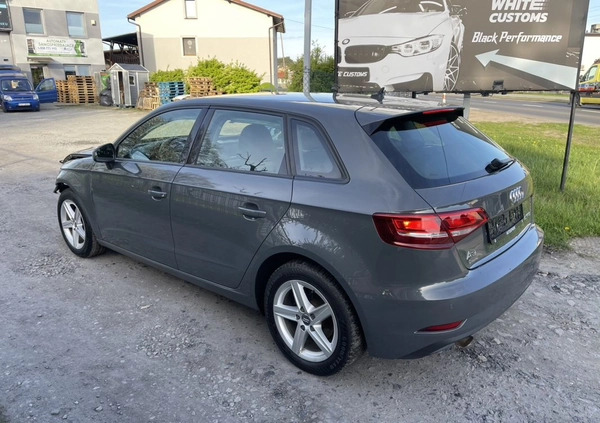 Audi A3 cena 33900 przebieg: 95000, rok produkcji 2019 z Ostrzeszów małe 277